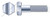 1"-8 X 10" Hex Head Cap Screws Bolts, Grade 2 Steel, Zinc