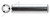 M1.5 X 6mm DIN 1471 / ISO 8744, Metric, Grooved Pins, Full Length Tapered Groove, Stainless Steel
