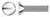 M2-0.4 X 14mm DIN 964 / ISO 2010, Metric, Machine Screws, Oval Slot Drive, Full Thread, A4 Stainless Steel