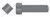 1/2"-13 X 7" Set Screws, Square Head, Oval Point, Steel