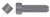 3/8"-16 X 5" Set Screws, Square Head, Cup Point, Full Thread, Steel
