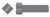 5/8"-11 X 2-1/4" Set Screws, Square Head, Flat Point, Steel