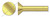 M4 X 30mm DIN 661 / ISO 1051, Metric, Solid Rivets, Flat Countersunk Head, Brass