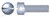 M5-0.8 X 10mm DIN 404, Metric, Capstan Screws, Slotted Drive, Steel, Zinc Plated