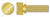 #10-24 X 1" Thumb Screws, Knurled Head with Shoulder, Brass