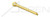 3/8" X 3" Standard Cotter Pins, Extended Prong, Chisel Point, Brass