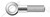 M20-2.5 X 160mm DIN 444 Type B, Metric, Precision Swing Eye Bolts, A2 Stainless Steel