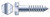 5/16"-9 X 6" Hex Head Lag Screw Bolts, Steel, Zinc Plated