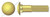 M5-0.8 X 70mm DIN 603 / ISO 8677, Metric, Carriage Bolts, Round Head, Square Neck, Brass