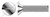 #4-48 X 1" Machine Screws, Flat Head Slot Drive, 82 Degree Countersink, Full Thread, Stainless Steel