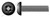 #4-40 X 1" Security Machine Screws, Button Head Tamper Resistant Hex Socket Pin Drive, Alloy Steel, Includes Driver Bit