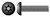 #10-32 X 1" Machine Screws, Button Head Tamper-Resistant 6Lobe Torx(r) Pin Drive, Alloy Steel, Includes Driver Bit