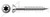 M6 X 60mm Particle Board Screws, Metric, Oval Head 6Lobe Torx(r) Drive, Part Thread, A4 Stainless Steel, Art. 9046