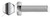 7/8"-9 X 10" Hex Tap Bolts, Full Thread, Stainless Steel