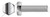 3/8"-16 X 5-1/2" Hex Tap Bolts, Full Thread, Stainless Steel