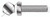 M8-1.25 X 55mm DIN 933 / ISO 4017, Metric, Hex Head Cap Screws Bolts, Full Thread, Titanium Grade 5