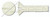 M10-1.5 X 10mm DIN 964 / ISO 2010, Metric, Machine Screws, Oval Slot Drive, Polyamide