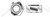 M8-1.25 DIN 929, Metric, Weld Nuts Hex, A2 Stainless Steel