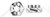 M24-3.0 DIN 979, Metric, Slotted Castle Thin Nuts, A4 Stainless Steel