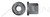 M24-3.0 DIN 6331, Metric, Hex High Nuts with Collar, Length 1.5 X Diameter, Class 10 Steel, Black