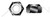 3/8"-24 Hex Nylon Insert Stop Lock Nuts, NM and NE Series, Steel, Black Oxide