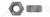 1-1/4"-7 Hex Finished Nuts, Hot Formed, Grade 8 Steel, Plain