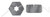 1"-8 Slotted Hex Heavy Nuts, Steel