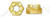 5/8"-11 Slotted Castle Nuts, Brass
