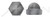 #10-32, THK=11/32", A/F=3/8" Acorn Cap Dome Nuts, Closed End, Steel, Plain