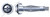 3/16" X 2-1/4", Hole Dia.=3/8" Expandable Metal Hollow Wall Anchors, Short