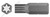 #15 X 1", A/F=1/4" Insert Bits, 6Lobe Torx(r) Generic Alternative