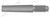 M10 X 70mm DIN 7977 / ISO 8737, Metric, Externally Threaded Tapered Pin, AISI 12L13 Steel