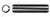 3/8" X 2-1/2" Slotted Spring Pins, Standard Duty, SAE 1070-1095 Carbon Steel