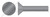 M3 X 16mm DIN 661 / ISO 1051, Metric, Solid Rivets, Flat Countersunk Head, Steel