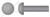 M3 X 10mm DIN 660 / ISO 1051, Metric, Solid Rivets, Round Head, Steel