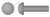 M4 X 20mm DIN 660 / ISO 1051, Metric, Solid Rivets, Round Head, Steel