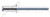 M3.2 X 10mm ISO 15984, Metric, Blind Rivets, Flat Countersunk Head, Grooved Mandrel, A2 Stainless Steel