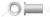 #8-32, Grip=0.020"-0.080" Blind Threaded Inserts, Small Flange, Small Head, Open End, Aluminum