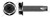 1/4"-20 X 1" Thread-Cutting Screws, Type "23", Hex Indented Washer Head, Steel, Black Oxide