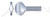 #6-32 X 3/4" Thumb Screws, Spade Head, No Shoulder Type B, Steel, Zinc Plated