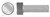 #8-32 X 7/16" Thumb Screws, Knurled Head, Aluminum