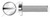 #8-32 X 1/8" Machine Screws, Pan Slot Drive, Full Thread, Stainless Steel