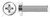 1/4"-28 X 3-1/4" Machine Screws, Pan Phillips Drive, Full Thread, Stainless Steel