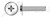 #10-24 X 1/4" Machine Screws, Truss Phillips Drive, Full Thread, Stainless Steel