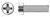 #10-24 X 5/8" Machine Screws, Round Phillips Drive, Full Thread, Stainless Steel
