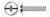 #10-32 X 1/2" Machine Screws, Truss Phillips/Slot Combo Drive, Full Thread, Stainless Steel