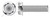 1/4"-20 X 1-1/4" Machine Screws, Hex Indented Washer Head, Full Thread, Stainless Steel