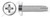 #6-32 X 3/8" Thread Cutting Screws, Type "1", Pan Phillips Drive, Stainless Steel