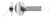 #10-24 X 3/8" Thumb Screws, Spade Head, No Shoulder Type B, Stainless Steel