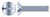 #8-32 X 1/4" Machine Screws, Flat Undercut Slot Drive, 82 Degree Countersink, Full Thread, Steel, Zinc Plated